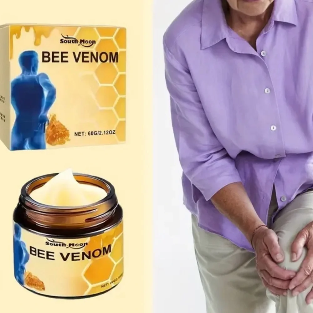 Bee Venom Pain-Relief Cream 2 new jars.  2.12 oz each jar